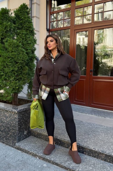 Кашемировый бомбер VIA-298A630 Кашемировый бомбер VIA-298A630