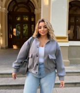 Бомбер з кашемиру VIA-298A630