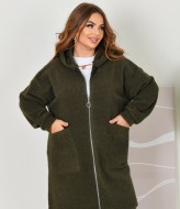 Кардиган Альпака с капюшоном  NF-3752A750