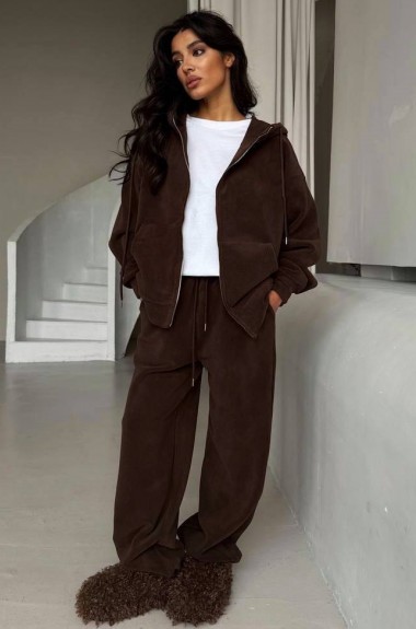 Спортивный костюм женский флисовый ANN-551A580 Спортивный костюм женский флисовый ANN-551A580