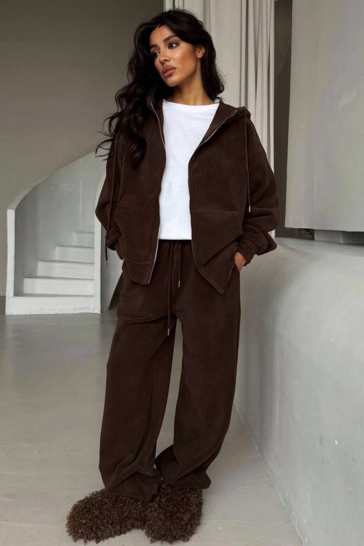 Спортивный костюм женский флисовый ANN-551A580 Спортивный костюм женский флисовый ANN-551A580