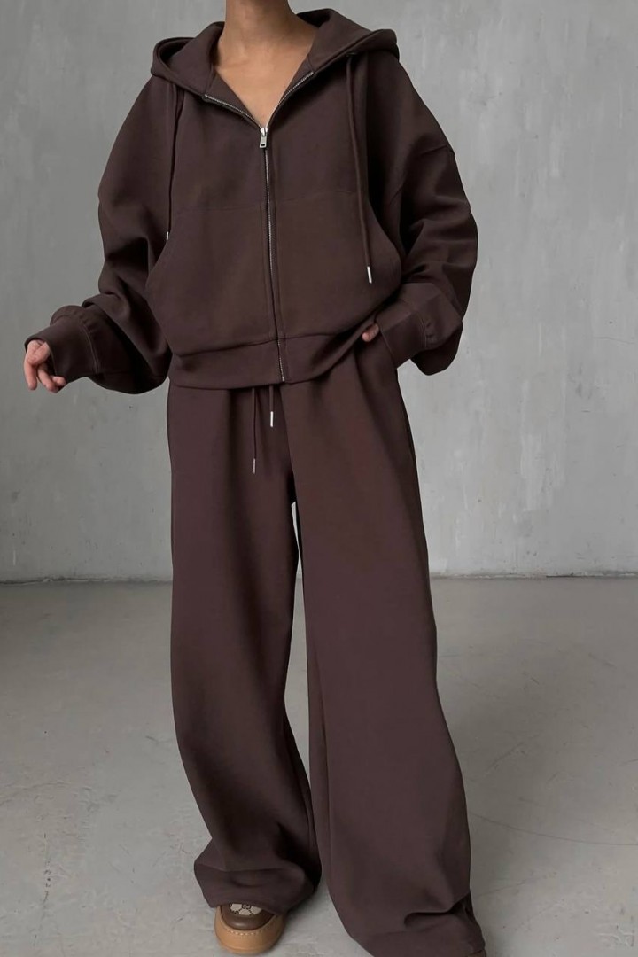 Спортивный костюм трехнитка на флисе женский DMP-R1841A500