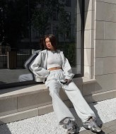 Спортивный костюм трехнитка на флисе женский DMP-R1841A500