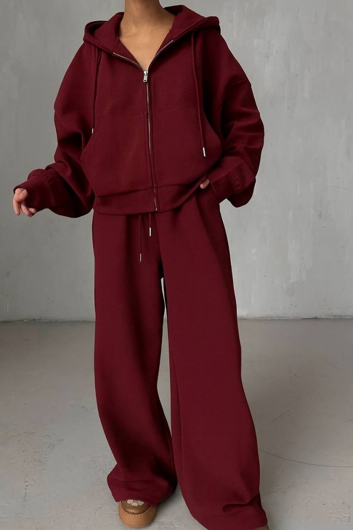 Спортивный костюм трехнитка на флисе женский DMP-R1841A500