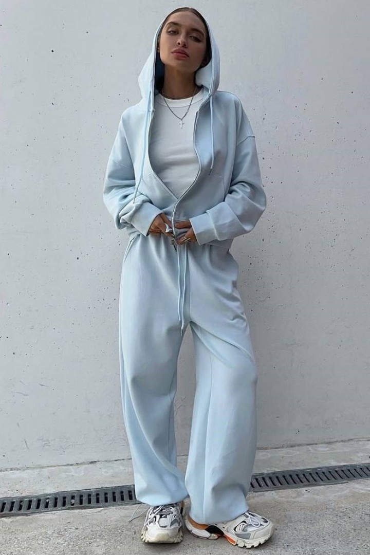 Спортивный костюм трехнитка на флисе женский DMP-R1841A500