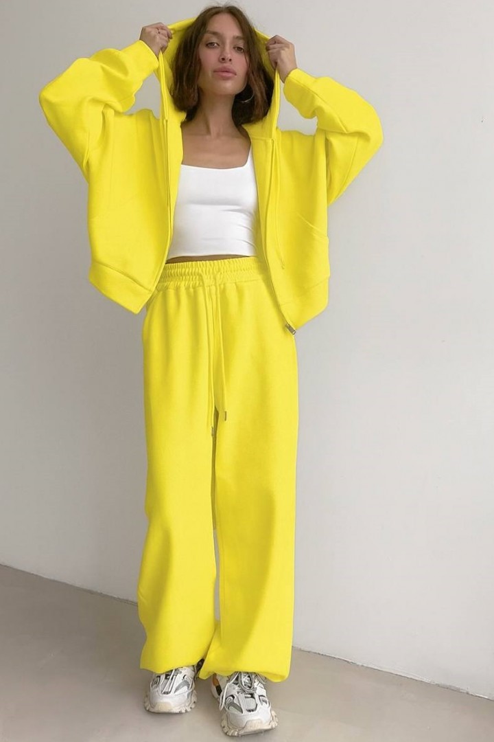 Спортивный костюм трехнитка на флисе женский DMP-R1841A500