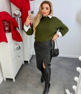 Эко-кожа юбка CUR-860A470