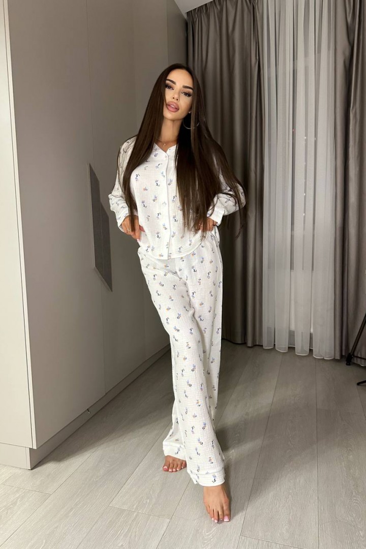 Муслиновая пижама женская  FAV-M538A650