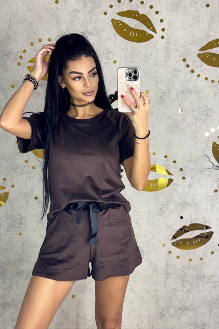 Велюровая пижама женская  ROM-404A400