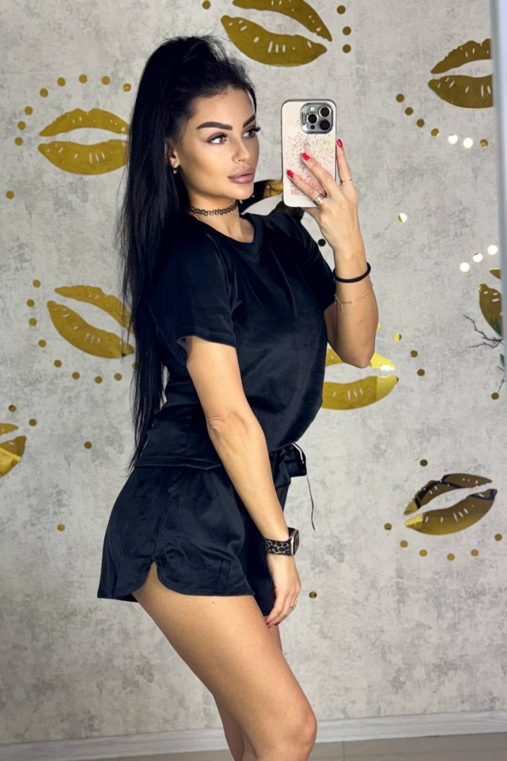 Велюровая пижама женская  ROM-404A400