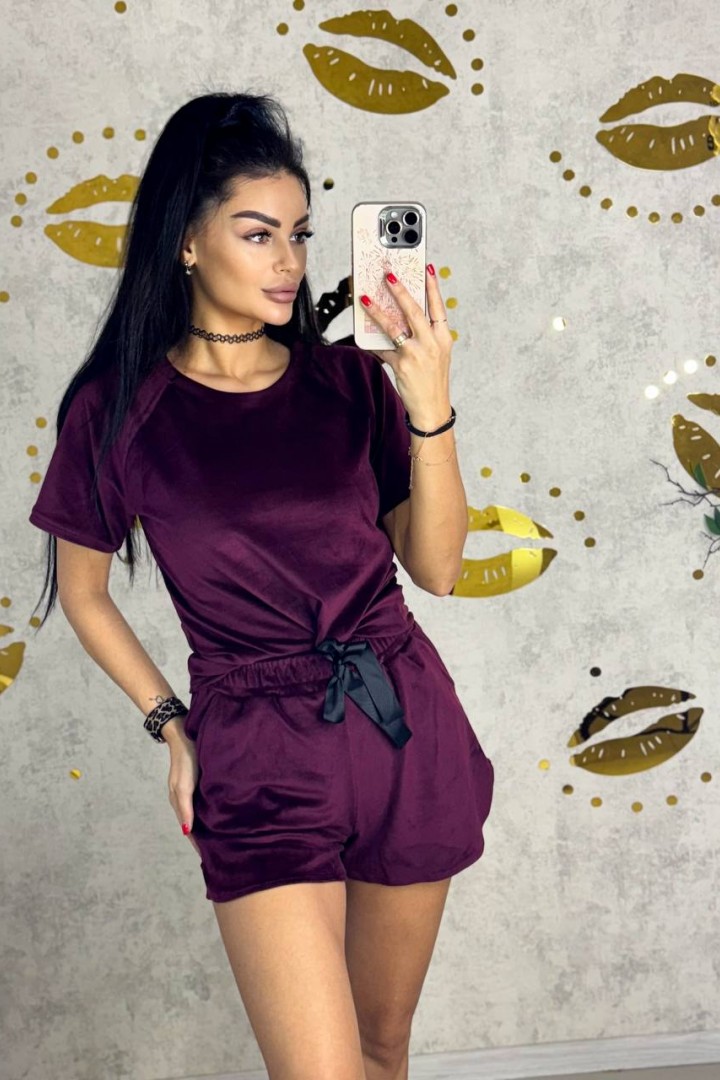 Велюровая пижама женская  ROM-404A400