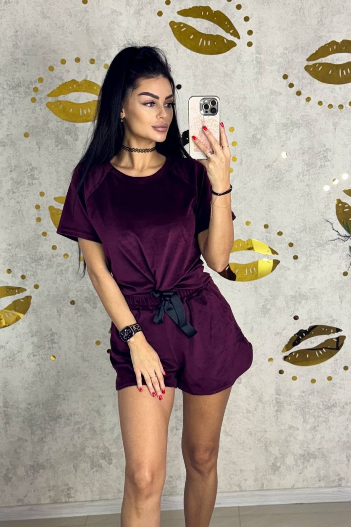 Велюровая пижама женская  ROM-404A400