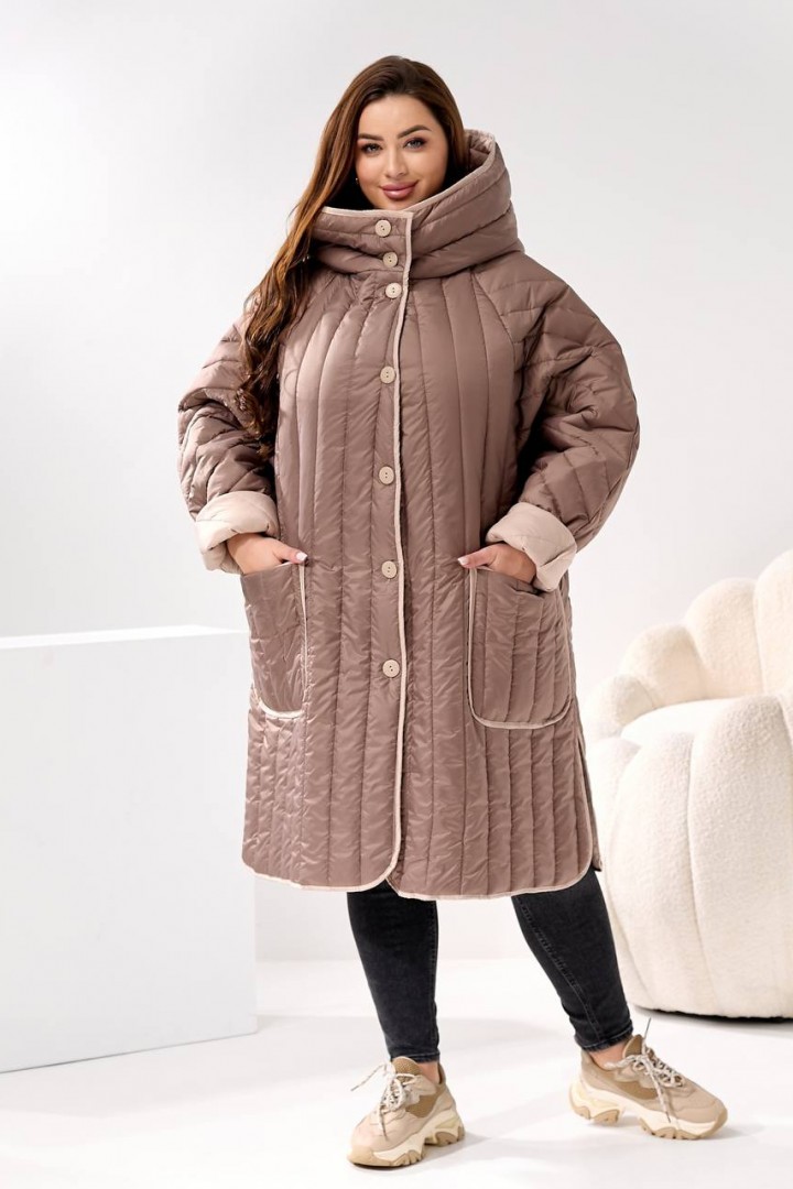 Батальне оверсайз пальто SD-0110A1800