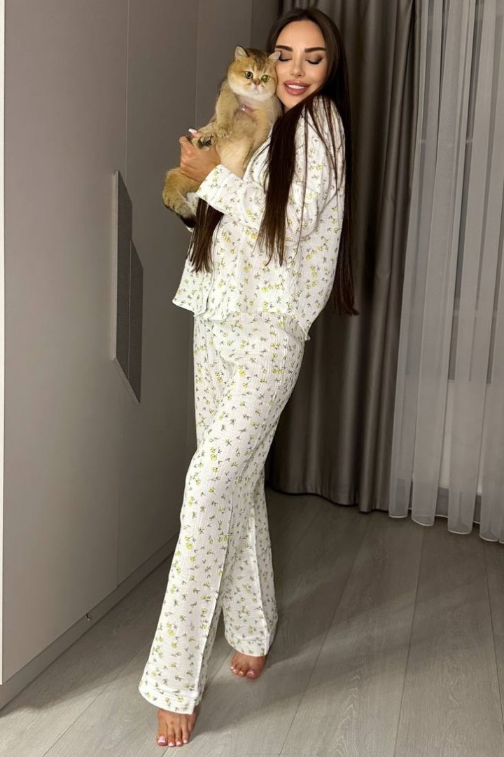 Муслиновая пижама женская  FAV-M538A650