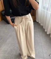 Брюки крій «oversize» з подвійним поясом DMP-A7135A380