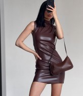 Шкіряна сукня BLO-915A350