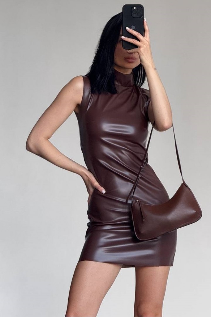 Шкіряна сукня BLO-915A350