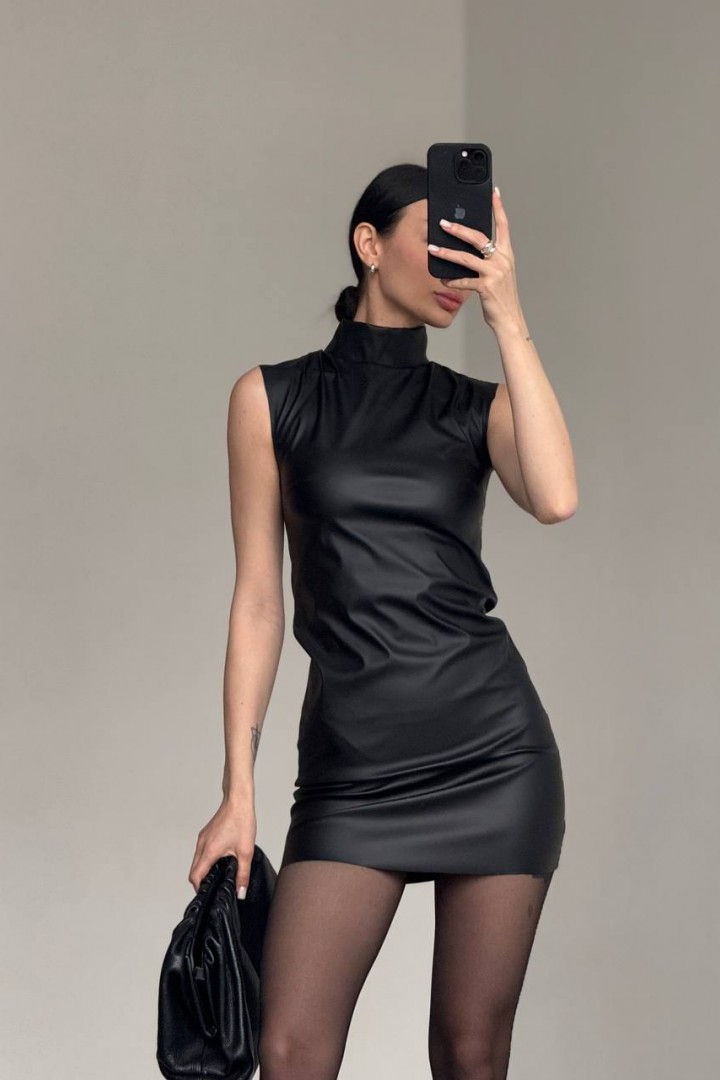 Шкіряна сукня BLO-915A350