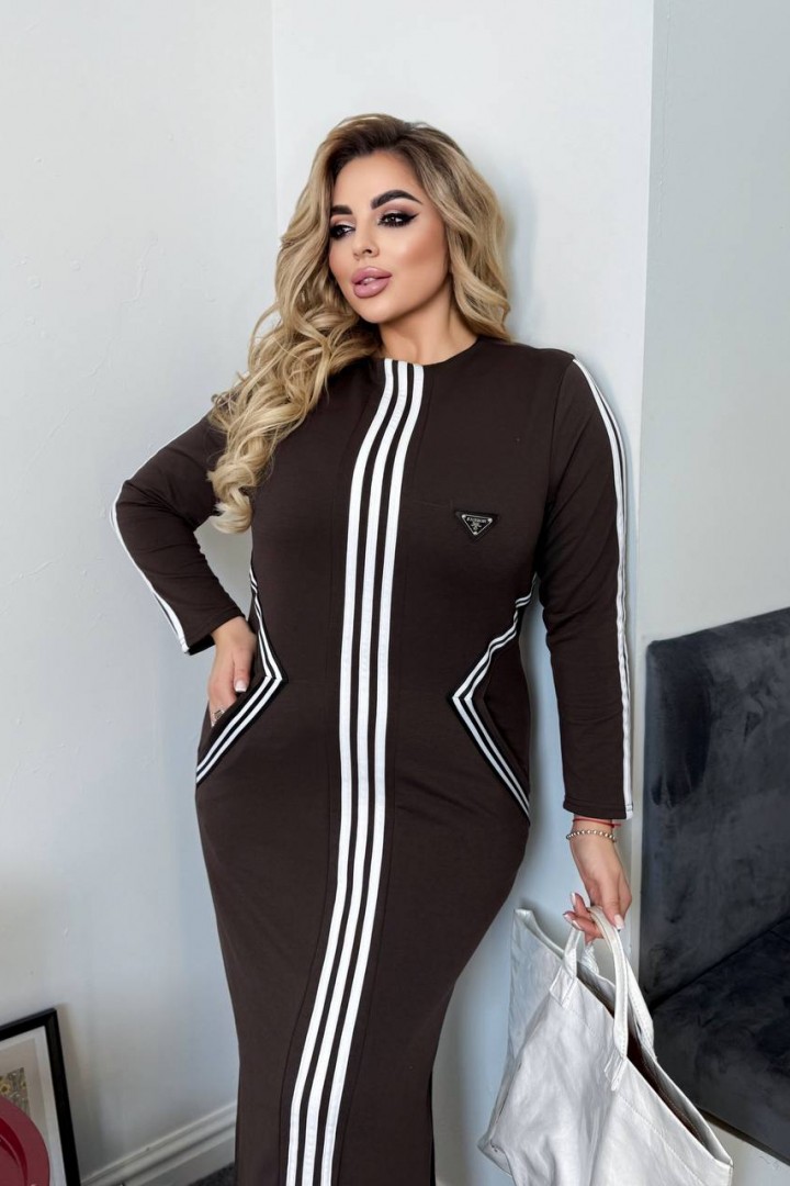 Трикотажное платье VL-1135A700