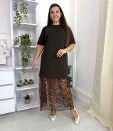 Платье с гипюром VL-1136A750