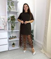 Платье с гипюром VL-1136A750