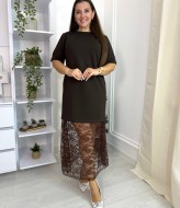 Платье с гипюром VL-1136A750