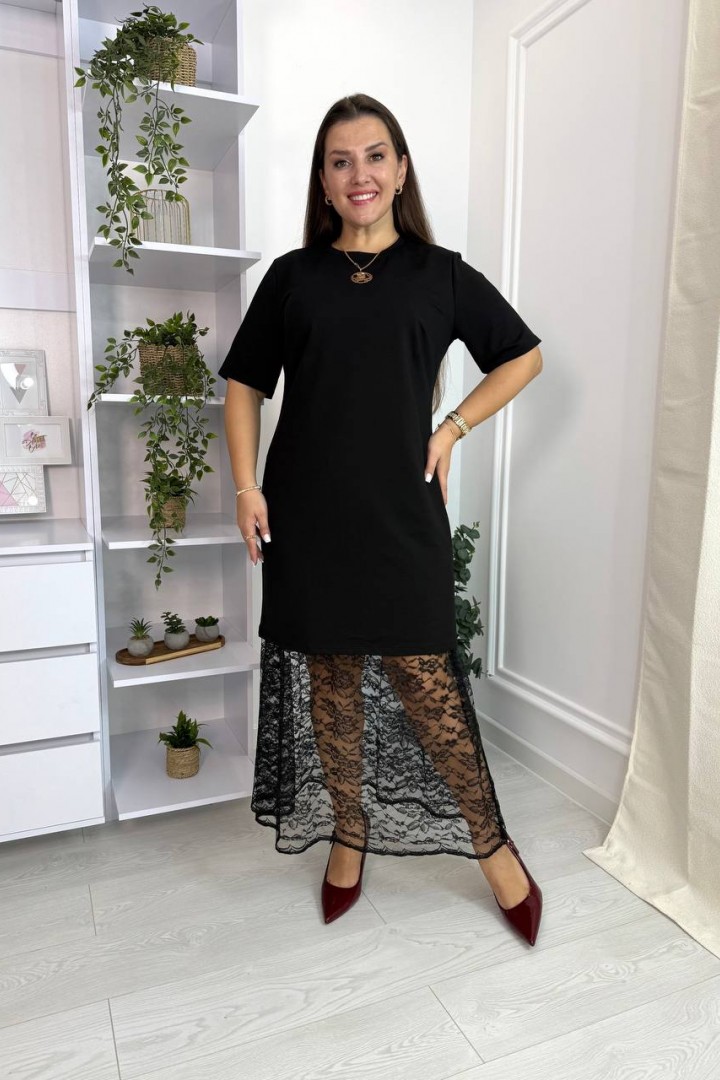 Платье с гипюром VL-1136A750