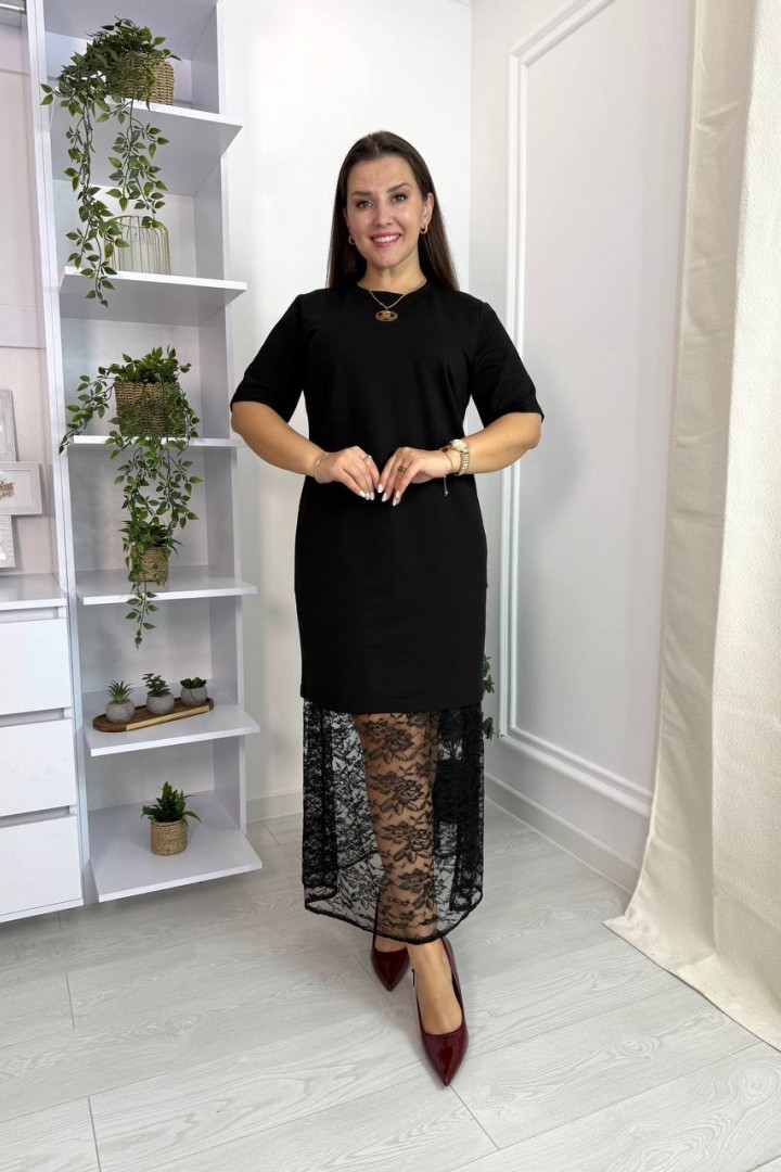 Платье с гипюром VL-1136A750