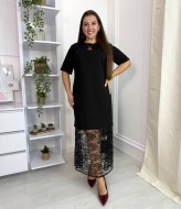 Платье с гипюром VL-1136A750