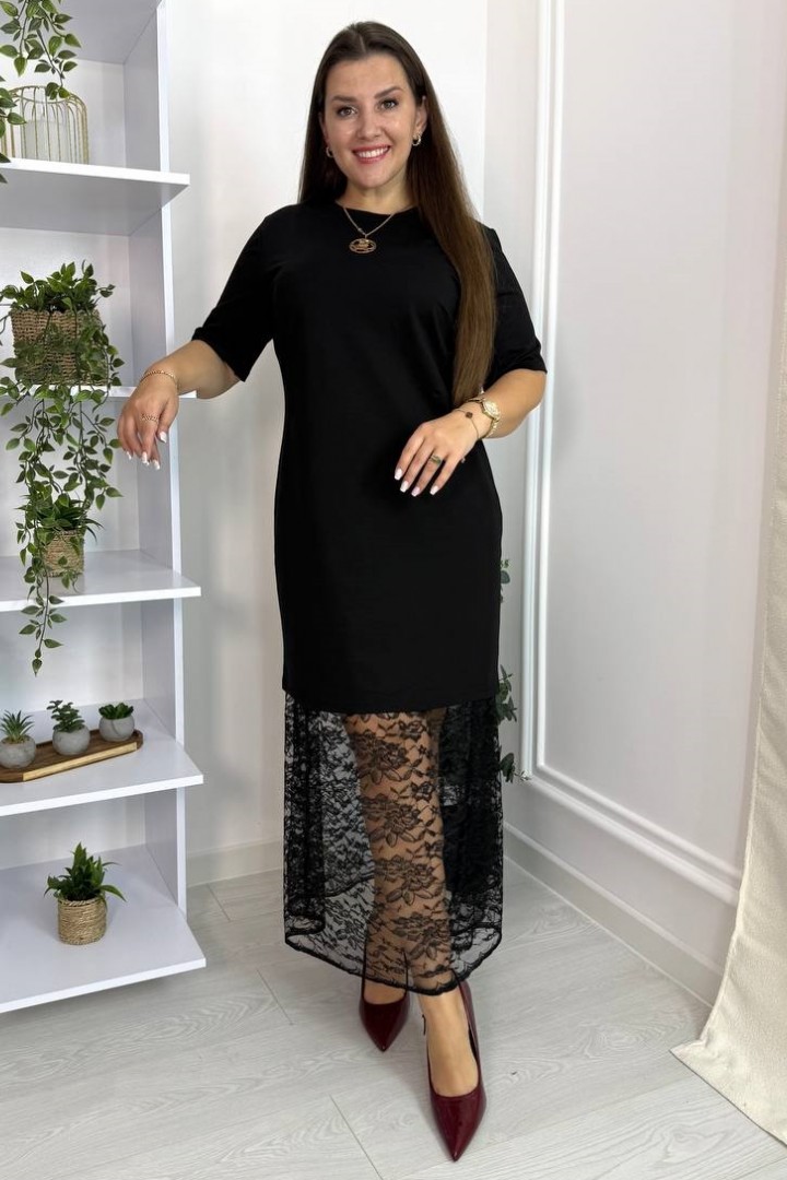 Платье с гипюром VL-1136A750