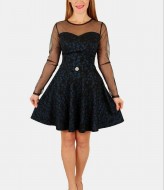 Платье с люрексом GOL-1371A650