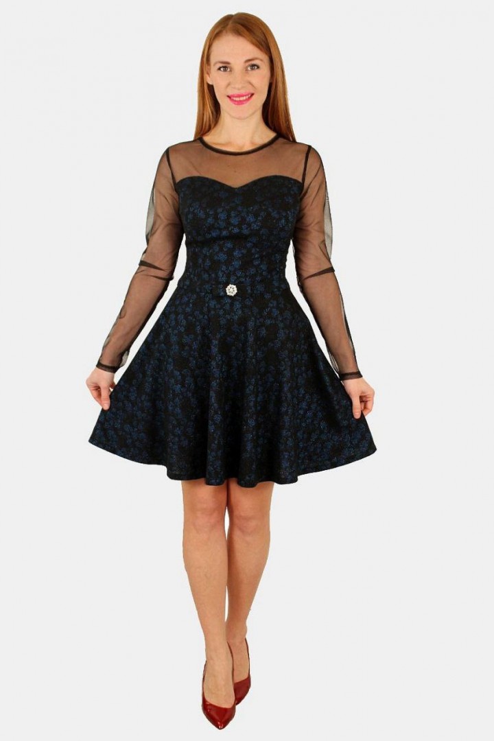 Платье с люрексом GOL-1371A650