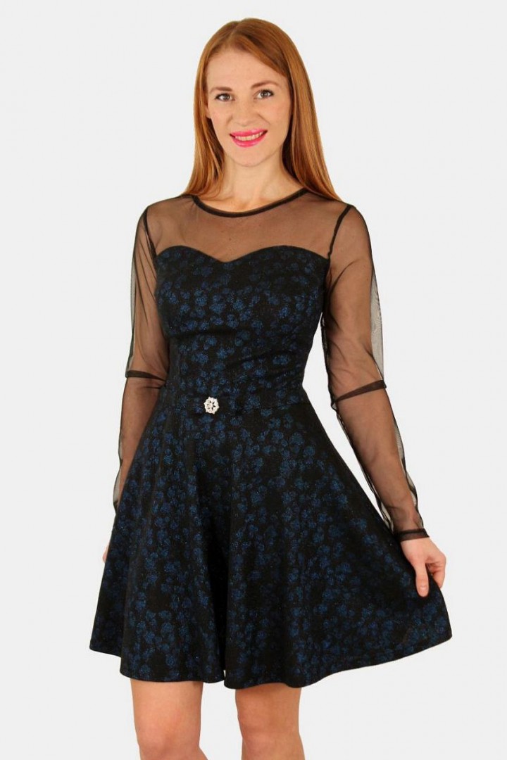 Платье с люрексом GOL-1371A650