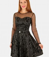 Платье с люрексом GOL-1371A650