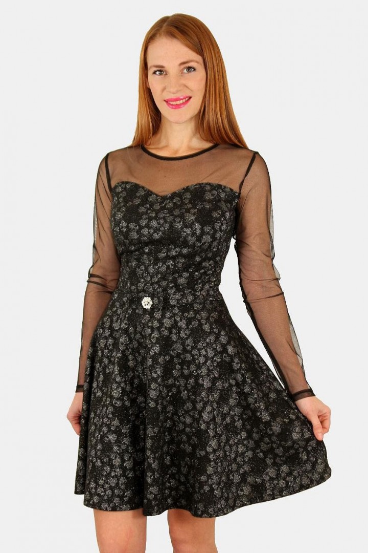 Платье с люрексом GOL-1371A650