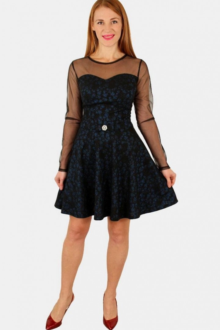 Платье с люрексом GOL-1371A650