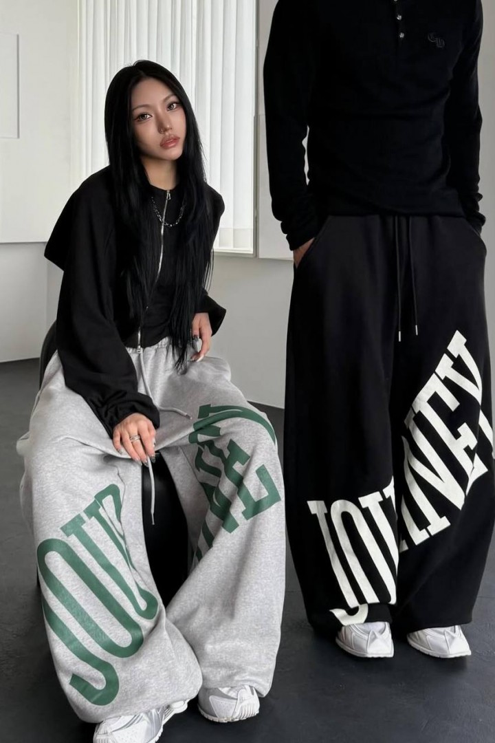 Спортивные штаны с надписью DMP-R7211A400