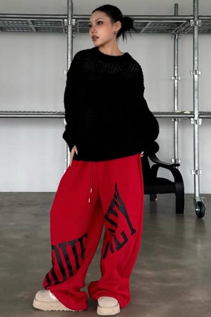 Спортивные штаны с надписью DMP-R7211A400