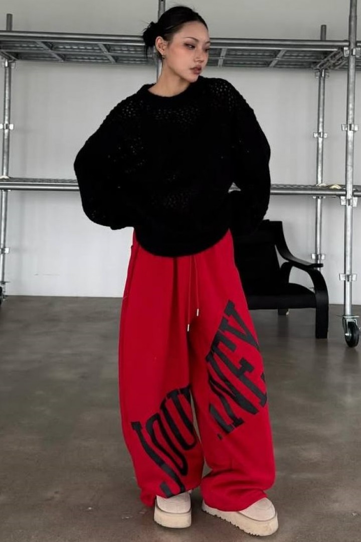 Спортивные штаны с надписью DMP-R7211A400