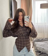 Асиметрична сорочка NON-322A590