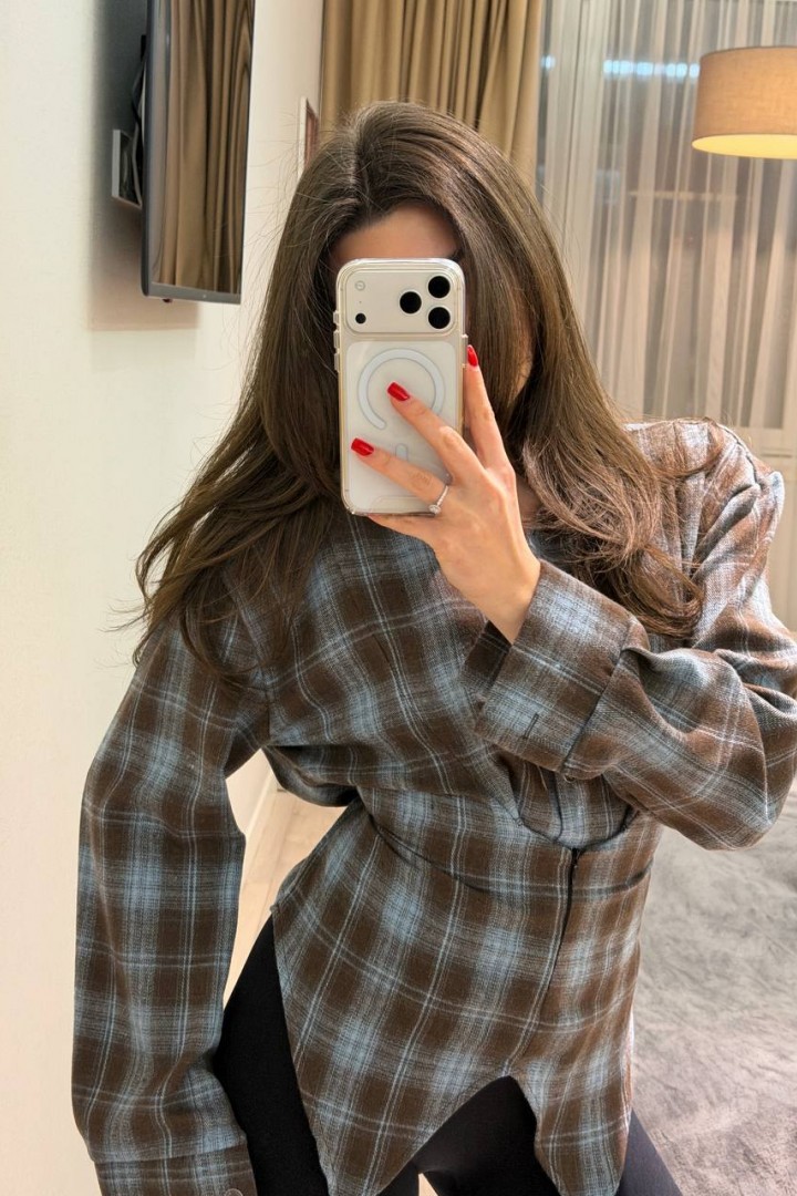 Асиметрична сорочка NON-322A590