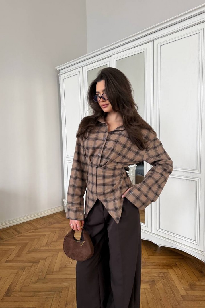 Асиметрична сорочка NON-322A590