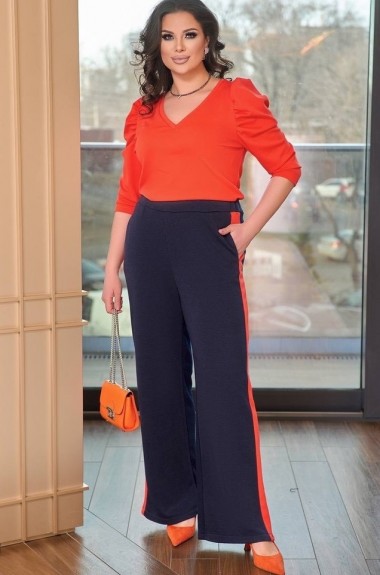 Брючный трикотажный костюм NJ-ANK-7257.1A380