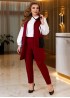 Брючный костюм с жилетом BEL-229A25