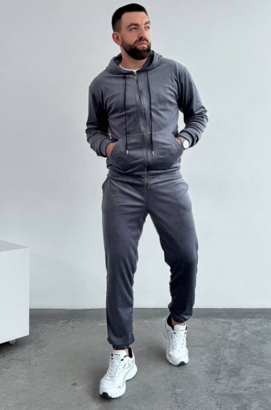 Велюровый мужской спортивный костюм VM-10472A620