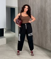 Штаны с принтом женские DOL-352A440