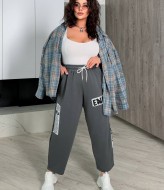 Штаны с принтом женские DOL-352A440