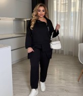 Брючный костюм женский черный VK-067A650 Брючный костюм женский черный VK-067A650