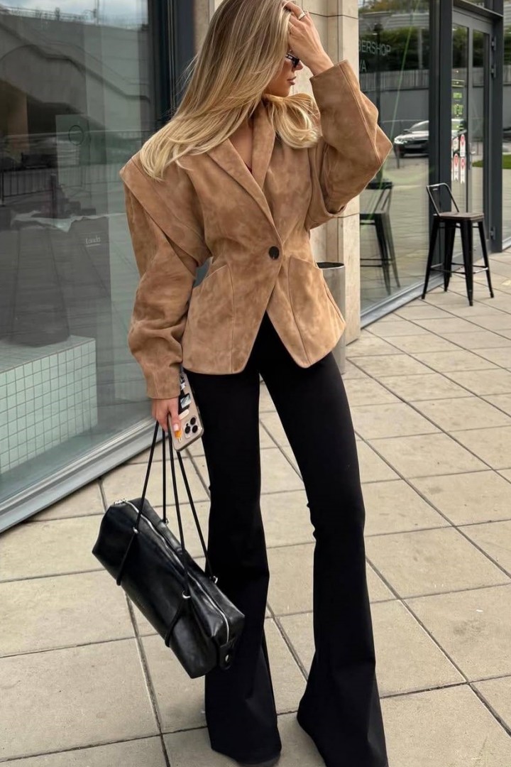 Замшевый жакет CULT-2106A890