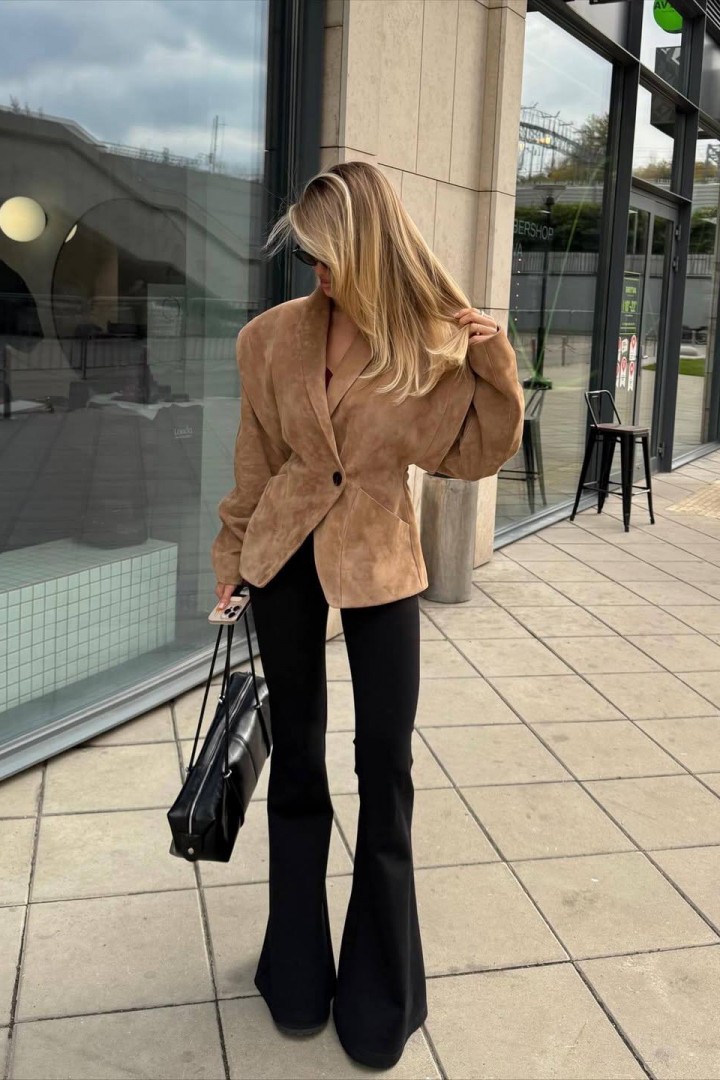 Замшевый жакет CULT-2106A890